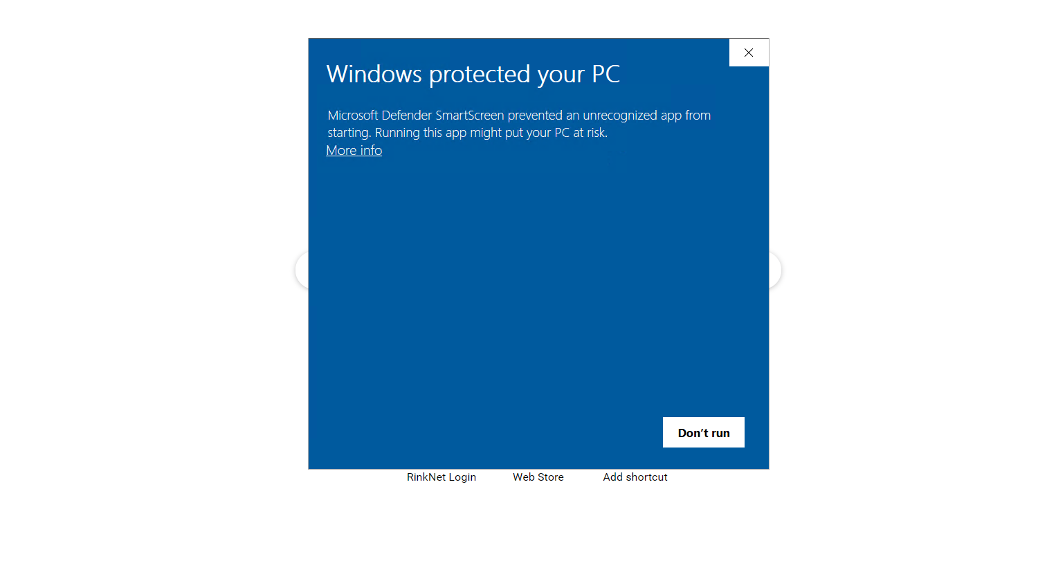 Windows Protected Your PC